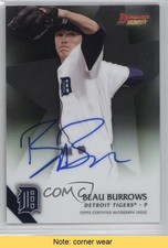 2015 Bowman's Best Best of 2015 Auto Beau Burrows #B15-BEB Auto READ 1s7