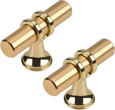 10 Pack Gold Cabinet Knobs, Brushed Brass Handles Kitchen Cabinet Knobs Champagn