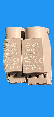 2 x GET Dimmer Modul Ersatz 60-400W 240V Push On/Off Turn to Adjust Dimmer