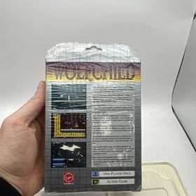 Wolfchild (SEGA Game Gear) CIB w/Manual *Wrap Still Attached* Authentic Working