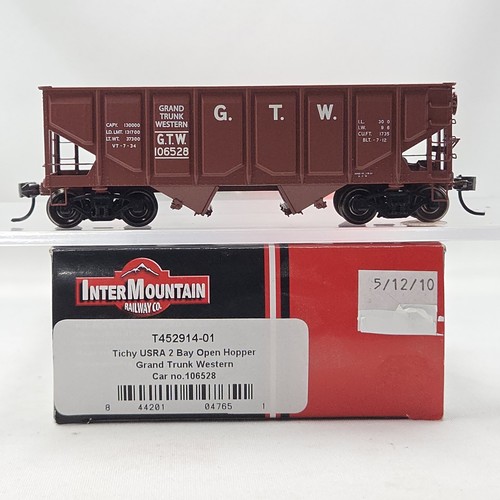 Tolva de 2 bahías Intermountain HO ACF flujo central Grand Trunk Western GTW 106528 | Zustand: New
