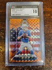 2024 Panini Mosaic #252 Jared Goff Orange Reactive Prizm 117/199 CGC Mint 10 133