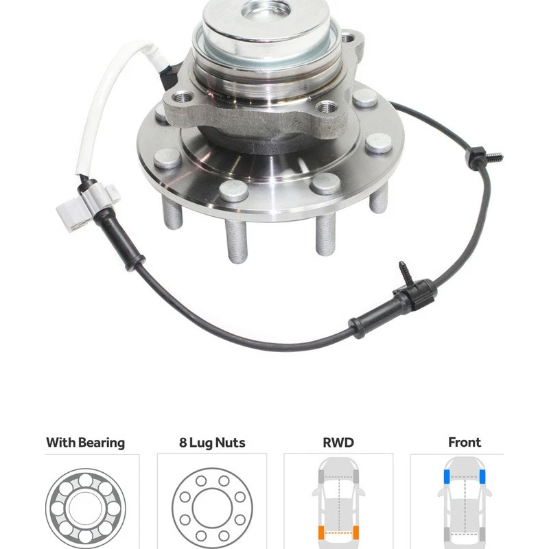 TrueDrive Wheel Hub For 03-17 GMC Savana 3500 4500 Chevrolet Express 3500 4500 - Image 2 of 4