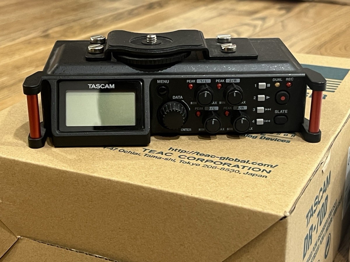 TASCAM DR-70D 4-Channel Audio Recording Device for DSLR Cameras