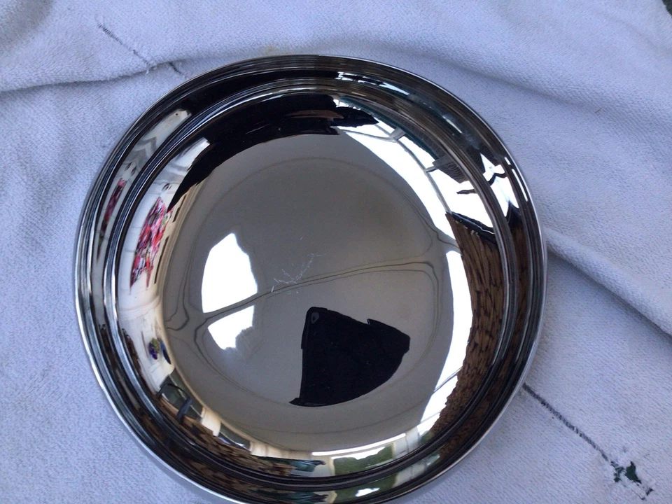 Cuenco para servir Cobra by Georg Jensen de acero inoxidable pulido con espejo mediano - Nuevo de Lote Antiguo Foto 3 de 4