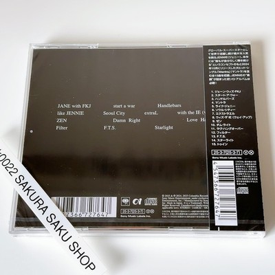 BLACKPINK JENNIE RUBY CD Solo Debut Album Japan Limited Jacket