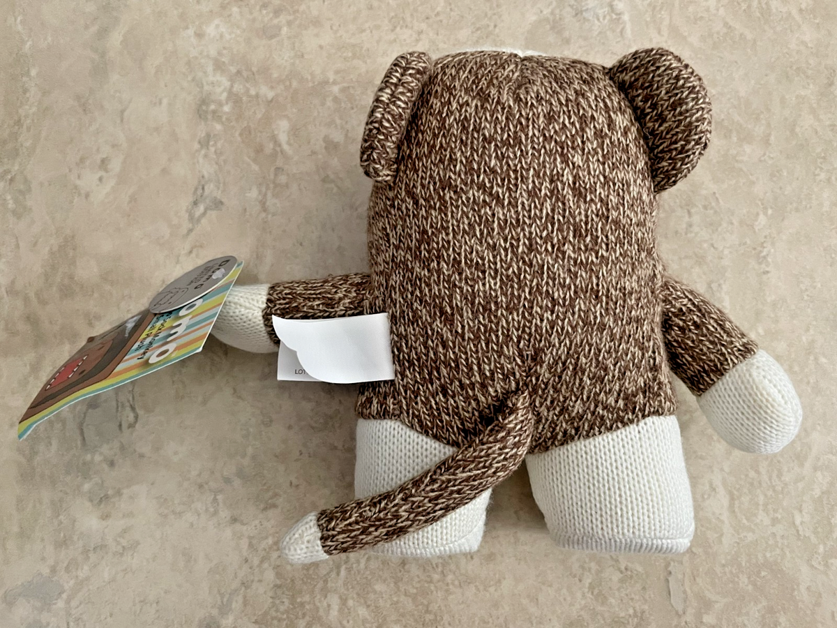 NEW 3 Domo Sock Monkey Nerd Mustache Stache Limited Edition 651