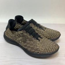 Bernie Mev Women's 38 Bronze Woven Victoria Slip-On Walking Shoes US 7 EU 38