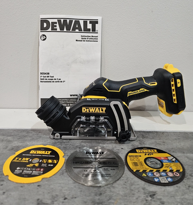 #ad New DeWALT DCS438B 20V MAX XR 3quot; Brushless Cordless Compact Cut Off Tool DCS438 $128.99
