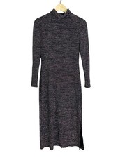 Fame and Partners Kareela Dress Multi Color Sparkle Long Sleeve Turtleneck 6 Mid