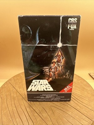 Vintage STAR WARS 1984 Release CBS FOX Video VHS