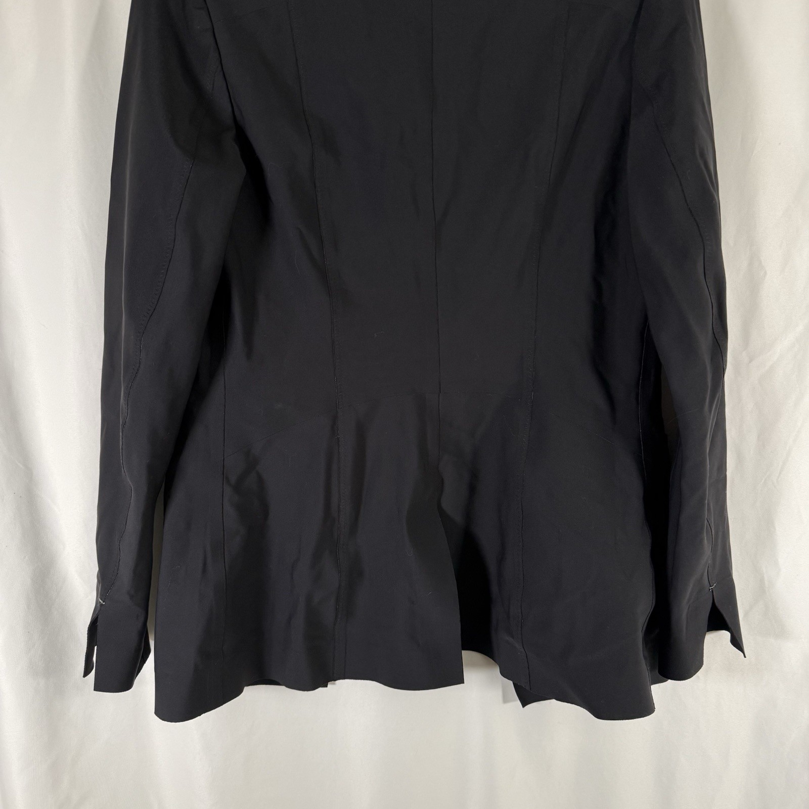 Athleta Jacket Women's 4 Solid Black Open Front P… - image 10