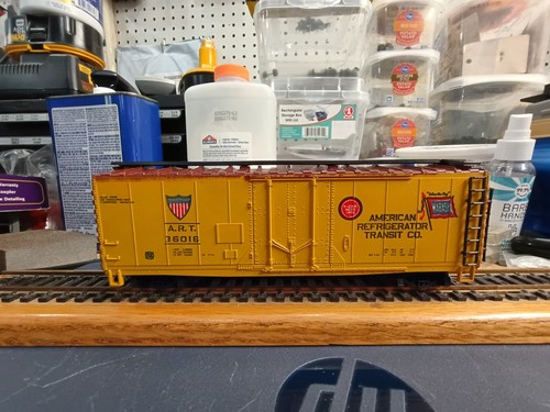  40' Mech Refer Boxcar Wabash ART HO Scale Roco Hornhook Couplers Car #36016 N/B | Zustand: Used