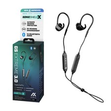 Shooting Ear Protection 3.0 Black Bluetooth Earbuds 5X Hearing Protection