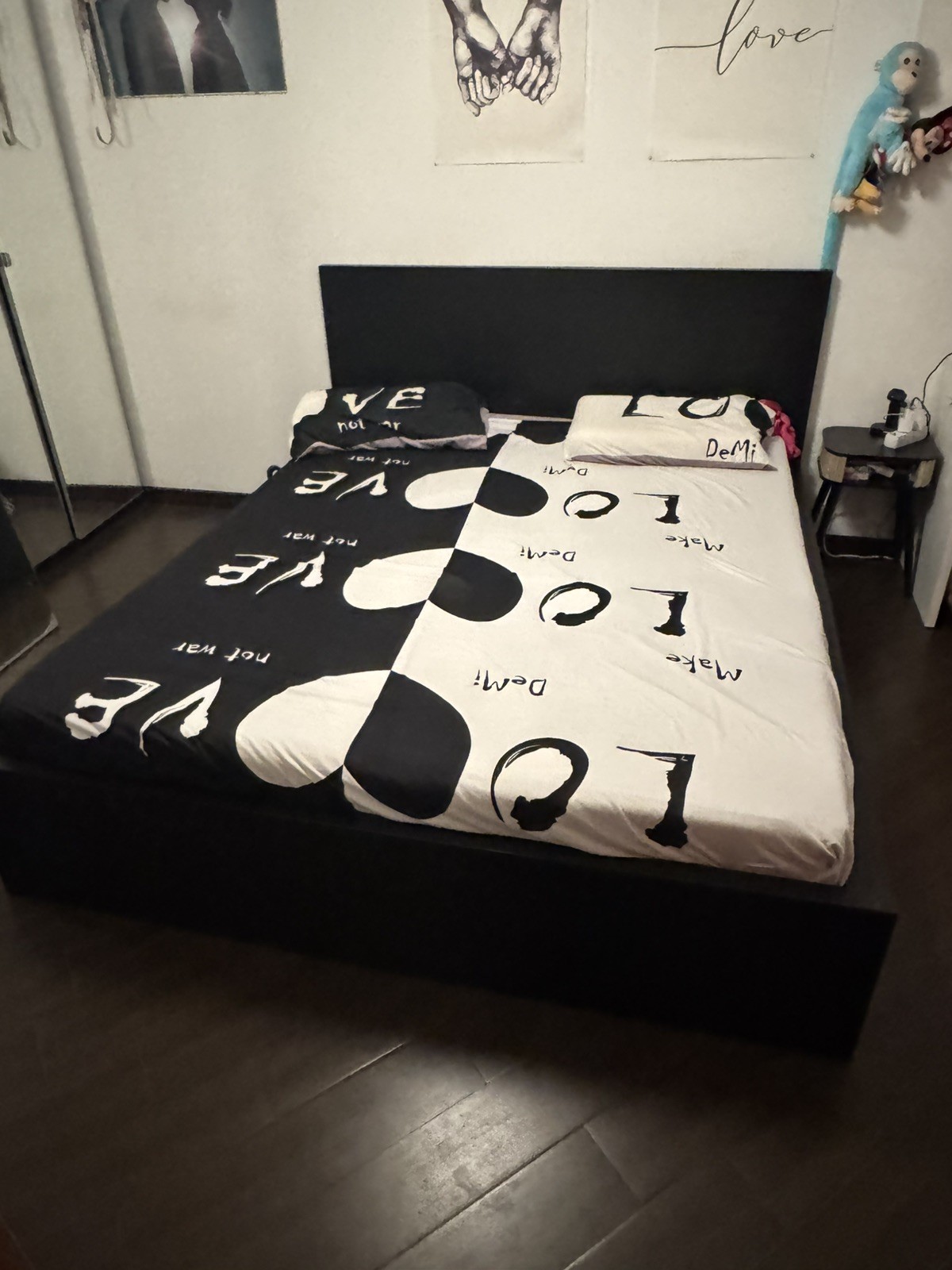 Letto IKEA MALM Marrone 180x200 cm