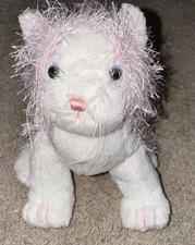 Ganz Webkinz Pink and White Cat Plush Stuffed Animal Plush HM189 No Code