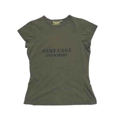 MASH 4077th TV Show Best Care Anywhere Women's Y2K Babydoll T-Shirt M