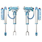 4 King 2.5 Ft/Rr Reservoir Shocks w/ Adj 1-2.5 Lift 2011-2026 GM 2500HD 3500HD