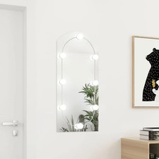 -Specchio con arco di illuminazione a led 90x45 cm vetro