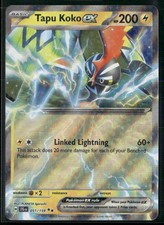 Tapu Koko EX #51/159 2025 Journey Together Holo