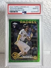 2024 Topps Chrome Jackson Merrill Rookie (RC) #207 Green Logofractor /99 PSA 10