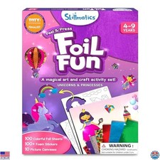 Skillmatics Unicorns  Princesses Foil Fun - Mess-Free Art Kit for Kids Ages 4-9
