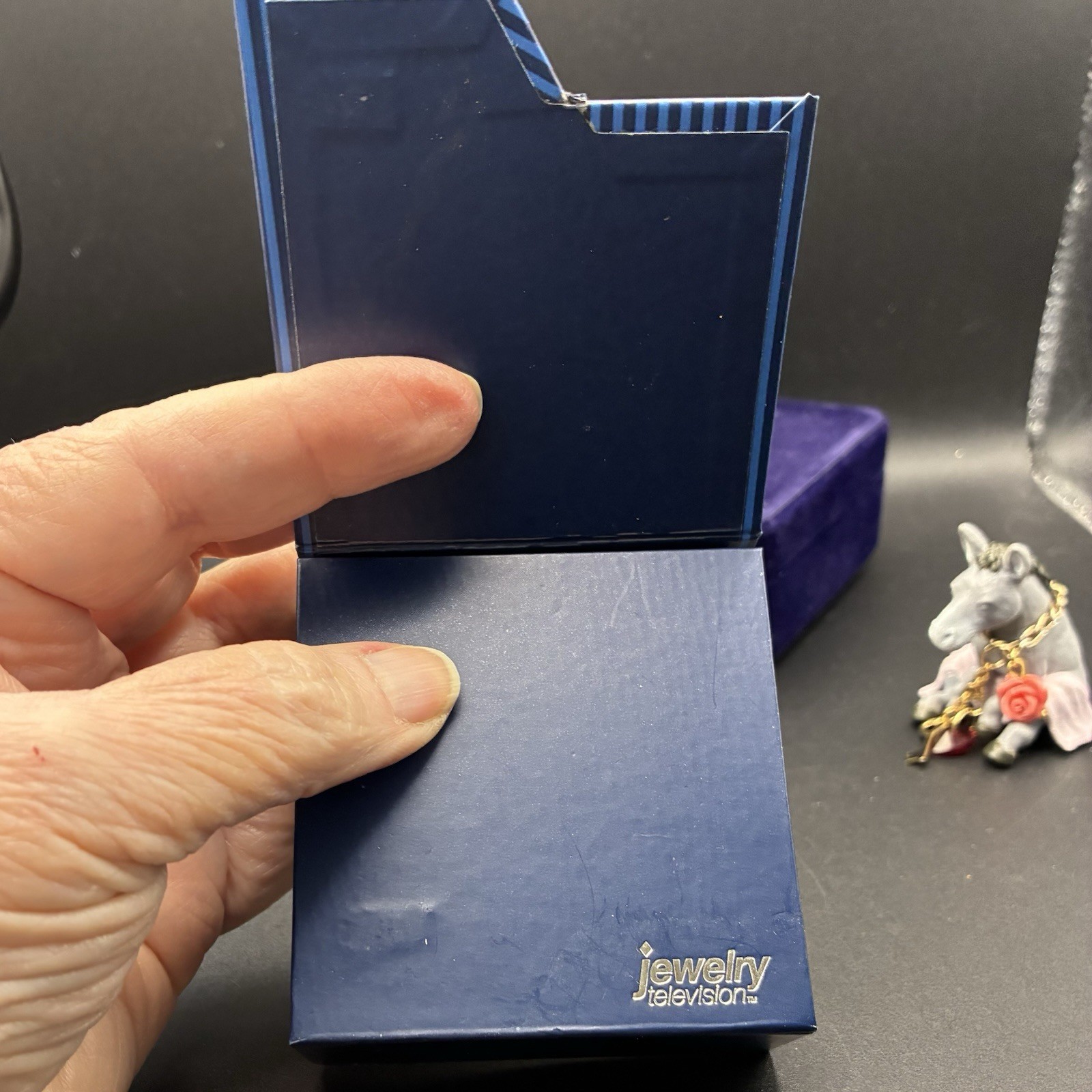 Never Worn, Ruby & Diamond Teardrop Shape Post Ea… - image 4