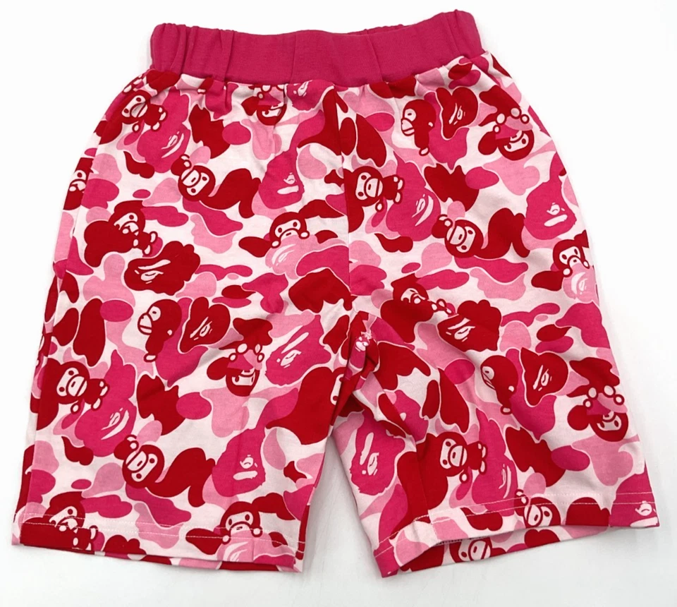 Bape A Bathing Ape ABC Camuflaje Bebé Milo Niño Talla 130 Rosa Juego de 3 Piezas Nuevo con Etiquetas Foto 4 de 4