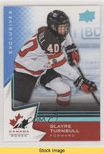 2020 Upper Deck Team Canada Juniors Women's WC Blue Blayre Turnbull #52 READ 3a3