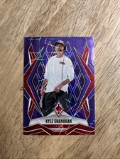 Kyle Shanahan 2025 Panini Phoenix Purple Lazer /99 San Francisco 49ers #120