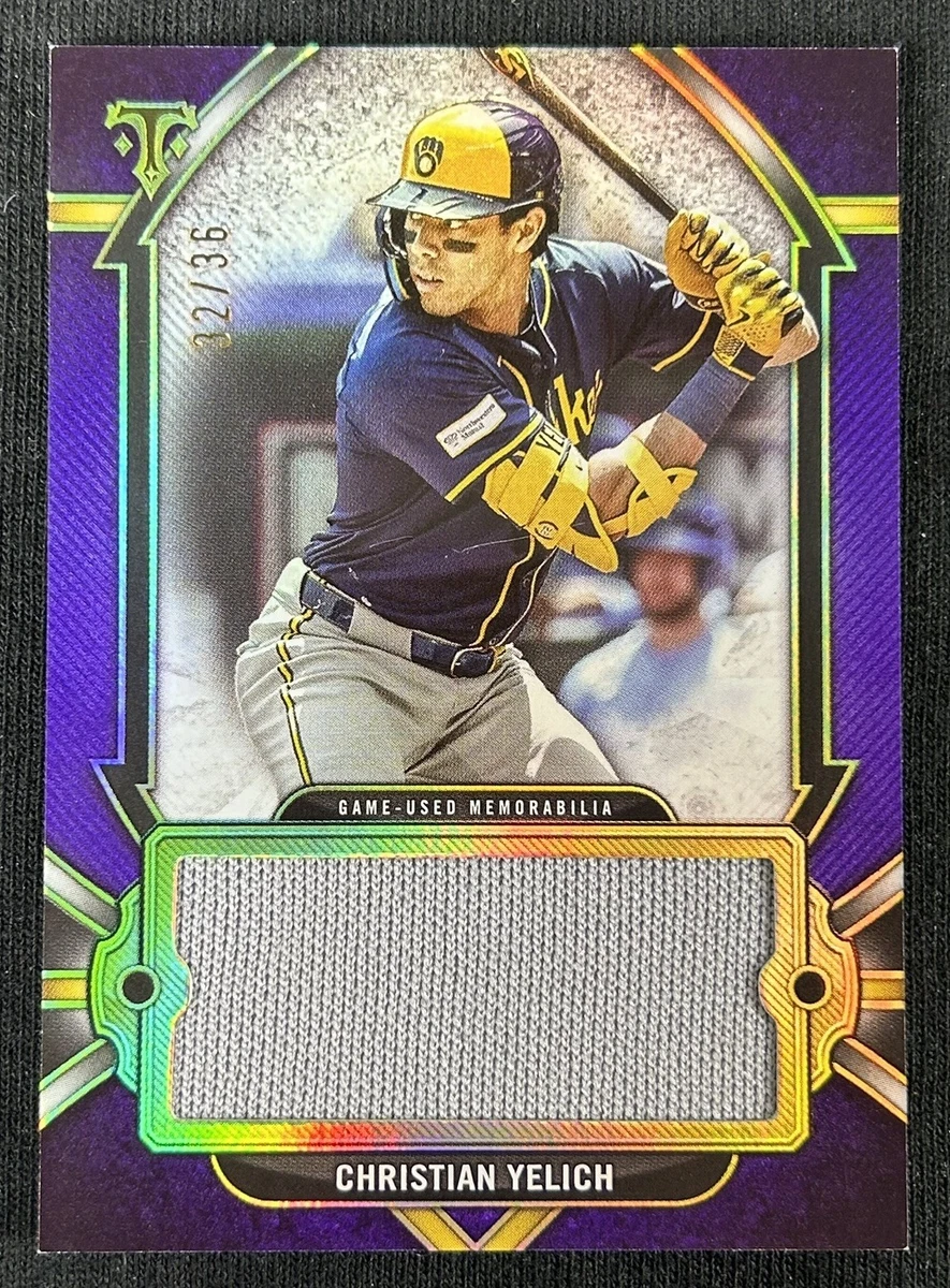 2024 Topps Triple Threads - Christian Yelich #SJR-CY for sale | eBay