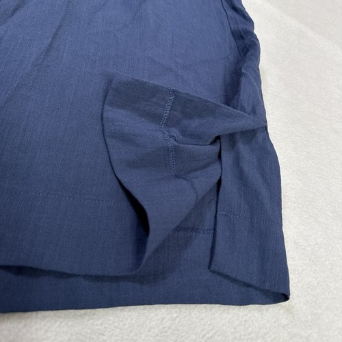 Halara Hose weites Bein LARGE blau hoher Bund geteilter Saum plissiert Palazzo neu mit Etikett - Bild 13 von 17