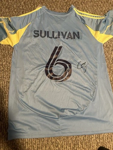 Cavan Sullivan Autographed Jersey Philadelphia Union MLS SOCCER SIGNED