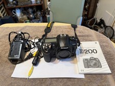 Nikon D200 10.2MP Digital SLR Camera Body - Black