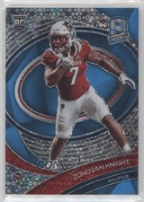 2022 Chronicles Draft Picks Spectra Neon Blue Prizm 4/99 Zonovan Knight #39 4l3