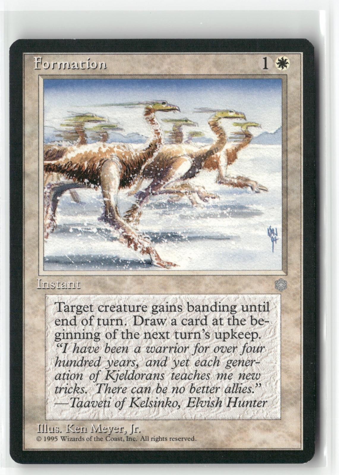 Formation Rare Ice Age Magic: The Gathering Lightly Played