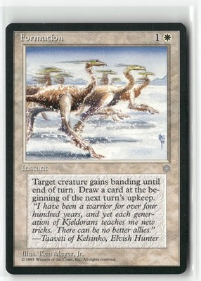 Formation Rare Ice Age Magic: The Gathering Lightly Played