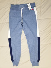 Tommy Hilfiger Sport Ladies Size XS Drawstring Sweatpants Blue / White