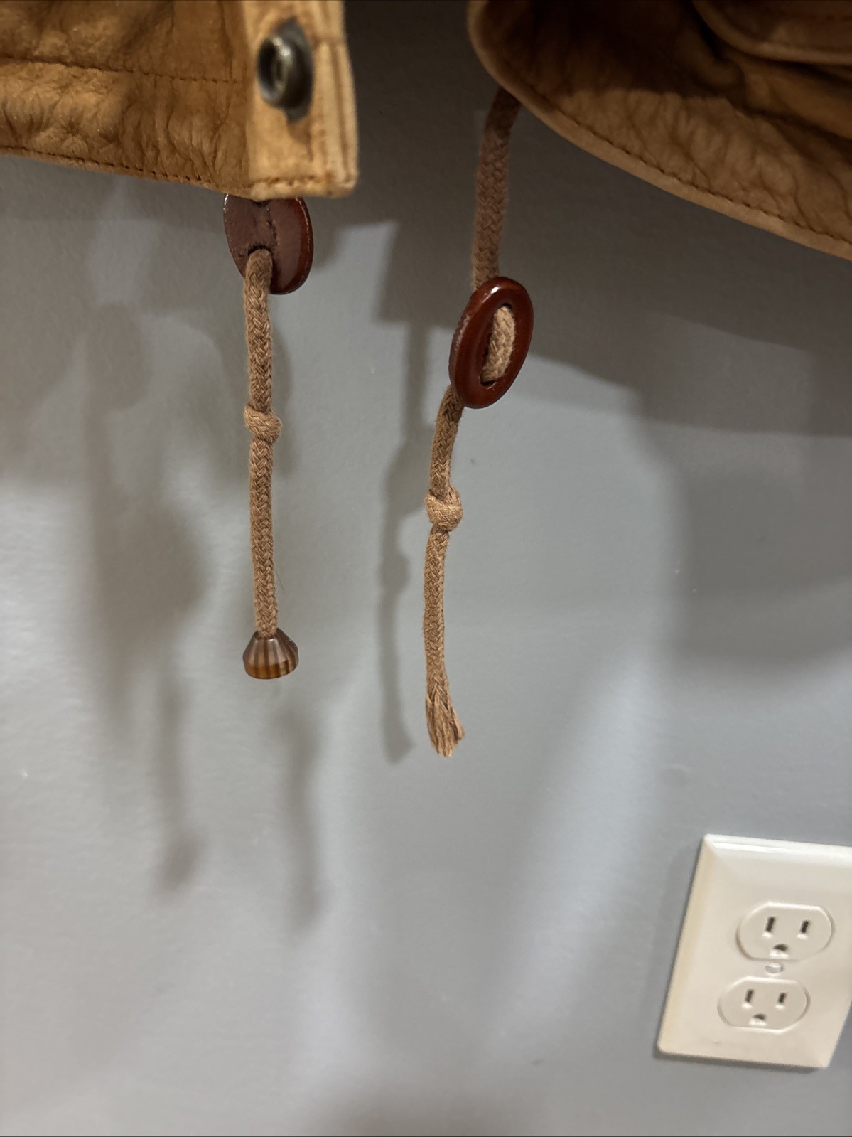 Authentic Structure Outerwear Brown Leather Coat … - image 11