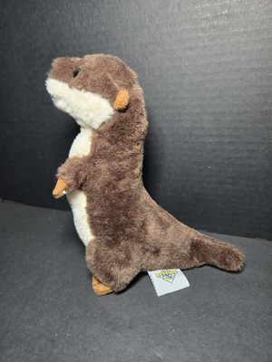 Vintage The Petting Zoo Plush River Otter Stuffed Animal 10'' Standing 