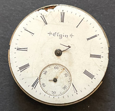 Antique 1903 Elgin Grade 206 Pocket Watch Movement Parts/Repair 6s 7j USA