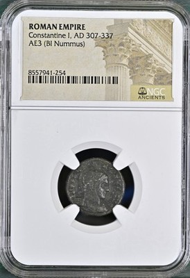 Constantine The Great NGC Genuine Ancient Roman Coin 307-337AD Nice Details