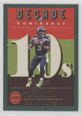 2023 Panini Legacy Decade of Dominance Green 31/100 Russell Wilson #DOD-19 1mz7