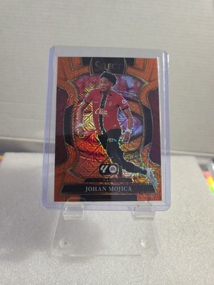 2025-26 Panini Select La Liga - Johan Mojica Mallorca #48 Orange  Mojo /199