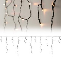 6M Led Lichterkette Lichtvorhang Eisregen Lichtnetz Warmweiß Weihnacht 180 Led´S