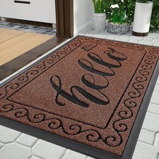 Wele Mats for Front Door, Heavy Duty Waterproof Outdoor Door