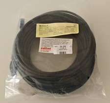 Image of Roline Cat6a Ethernet Cable 20m RJ45 Male-Male Black U/UTP LSZH