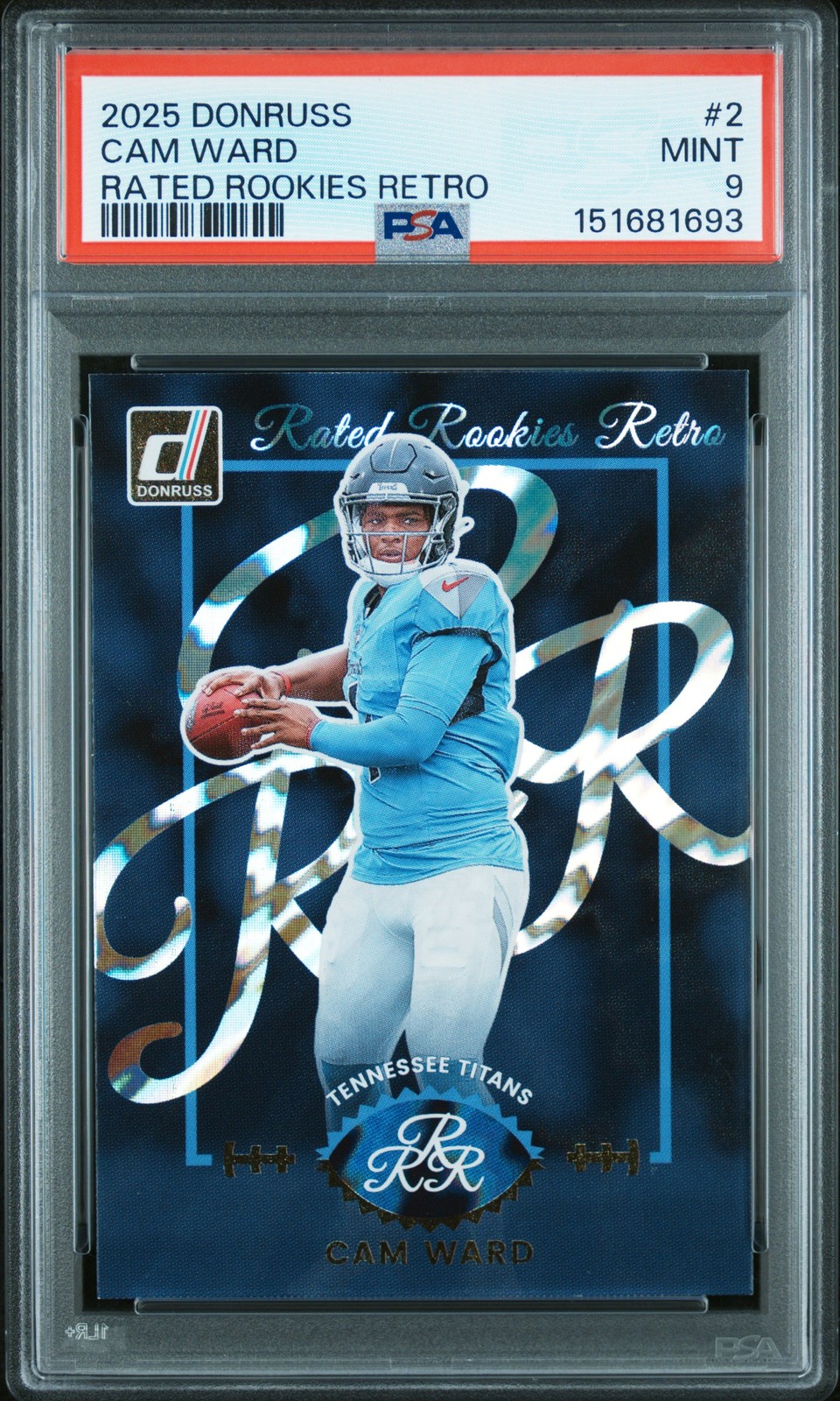 Cam Ward Panini Donruss Rated Rookies Retro #2 Base