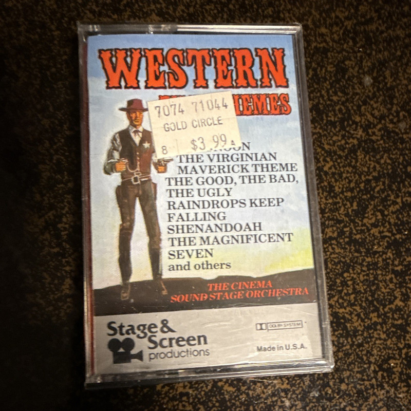 The Cinema Soundstage Orchestra Western Film Themes Stage & Screen Cassette