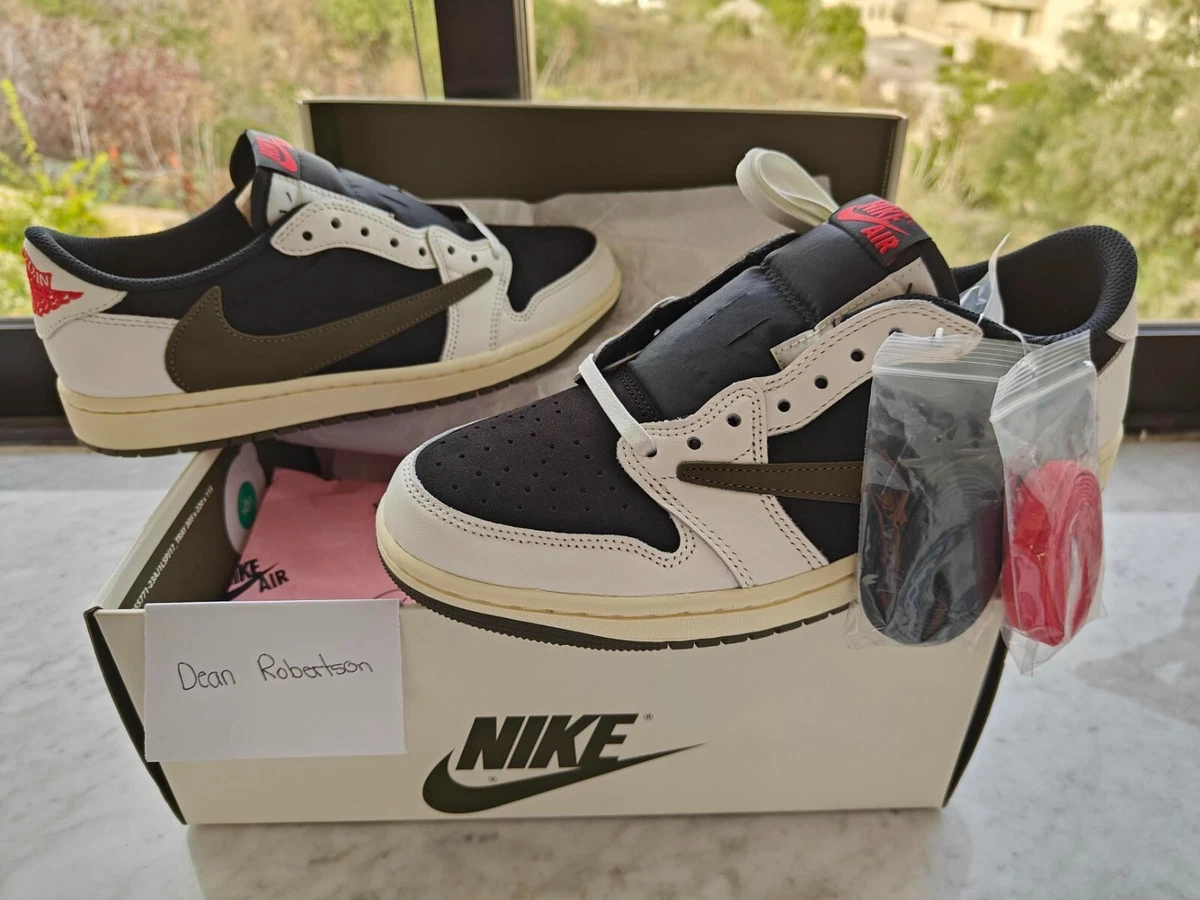 New Air Jordan 1 Retro Low OG SP Travis Scott Olive